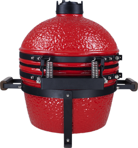 SEB Gril à charbon de bois professionnel rouge de 16 pouces Cuisine extérieure Jardin <span class=keywords><strong>Barbecue</strong></span> sans fumée - Product Image 4