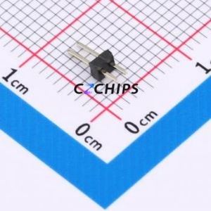 A127UP-ZD02P Pin Header Through hole Component (THT),P=1.27mm Connector 1x2P 1.27mm Pin Header Single Row - Product Image 1
