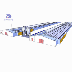 Đa tầng kết cấu thép Gà Gia cầm nông nghiệp nhà kho xây dựng - Product Image 3