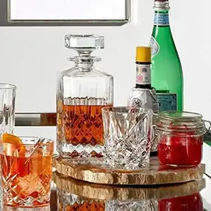 High-end kristal şarap bardağı kristal cam masa Markham Highball seti için 4 1 sayısı (1 paketi) temizle kristal cam viski bardağı