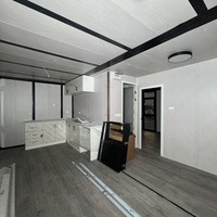 Offre Spéciale maison modulaire pliante préfabriquée mobile minuscule 20 pieds 40 pieds conteneur de couchage avec 2 chambres et salle de bain