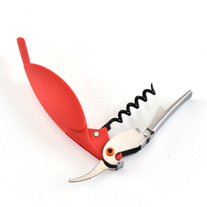 Ouvre-bouteille avec porte-clés en aluminium personnalisé, en acier inoxydable rose, avec vis à liège, 10 pièces - Product Image 3