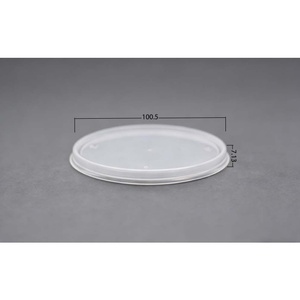 Secure 365ml Matching PP Transparent Bowl Lid Mini Dustproof Cover for Food Grade Freshness and Small Bowl Storage - Product Image 2