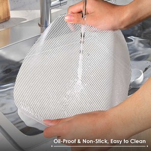 Jusen GJD4 - Tapete de Silicona Antiadherente, Ecológico, Plegable, Libre de BPA, Apto para Alimentos, Reutilizable, para Cocinar al Vapor, para Dumplings y <span class=keywords><strong>Bao</strong></span> - Product Image 5