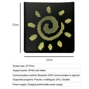 Portable couleur Led affichage gilet vêtements publicité lumière gilet rue marche marketing professionnel Led matrice gilet - Product Image 6