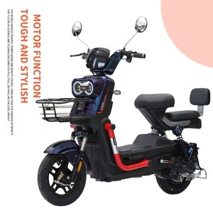 <span class=keywords><strong>Bicicleta</strong></span> Eléctrica Urbana Moderna 2025, Cuadro de Acero, Motor Trasero sin Escobillas de 48V 350W, Batería de Litio, <span class=keywords><strong>Dos</strong></span> Asientos, 3 Velocidades, Frenos de Disco, Digital - Product Image 1