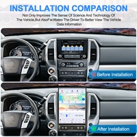 Système de navigation automobile Android avec écran 15,6 pouces, GPS automatique pour Nissan Titan 2020-2025, lecteur BT 8+128 Go