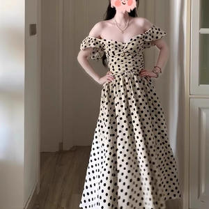 Vestido de Noche Vintage de Chifón Blanco con Diseño Geométrico, Cintura Natural Larga, Lujoso, Corte en A, Escote Corazón para Mujer, Tallas Grandes, Verano - Product Image 3