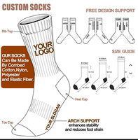 Chaussettes de sport personnalisées avec logo pour hommes et femmes, design d'usine, faible MOQ, haute qualité, chaussettes professionnelles