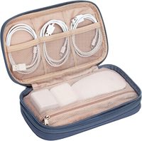 Bolsa de Almacenamiento de Cables Directo de Fábrica, Organizador Electrónico Portátil y Compacto para Banco de Energía, Adaptador, Auriculares, Memoria USB