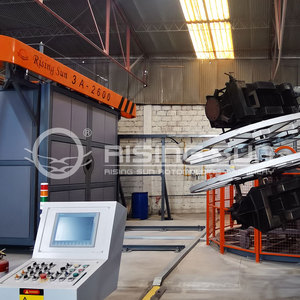 Rijzende Zon Rotatie Machine Aangepast 3M Rotomolding Rotatie 2 Armen Roto Machine - Product Image 5