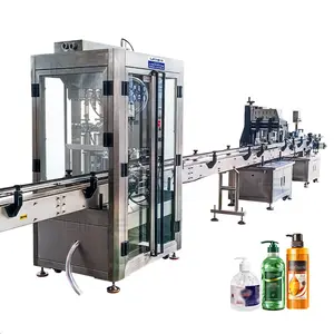 Automatic stainless steel cosmetics cream filling machine intelligent detergent quantitative filling production line