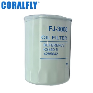 Filtre à huile pour moteur d'équipement lourd P551257 132401230 02800359 71457012 4285642 Compatible avec l'excavatrice Hitachi - Product Image 1