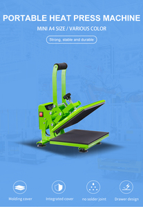 <span class=keywords><strong>Prensa</strong></span> Térmica Manual Económica de 9x12 Pulgadas y 450W con Placa de Calentamiento Uniforme para Resultados de Transferencia Suaves - Product Image 6