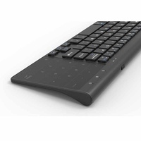 OEM New 2.4Ghz Wireless Mini USB Keyboard Trackpad Numeric Keypad Scissor Switch Plug Play Waterproof Ambidextrous Adjustable