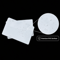 Tarjeta PVC NFC Personalizada para Reseñas de Google, NTAG213 13.56MHz, Impermeable, Sin Contacto, con Adhesivo para la Parte Posterior, para Negocios