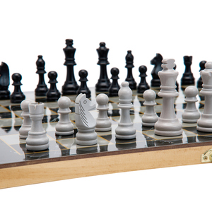 Nhà Máy Bán Buôn Tùy Chỉnh Bằng Gỗ Bàn Cờ Đặt 44Cm * 44Cm Bền Sang Trọng Cổ Điển Giáo Dục Học Tập Trò Chơi Cờ Vua - Product Image 2