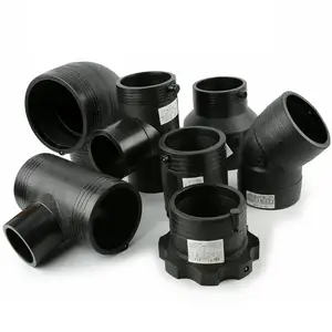 Pe Material EF Fittings Hdpe Pipe Fittings Electrofusion 45 Degree Elbow