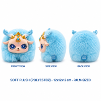 Robot éducatif IA en peluche en forme de chat avec contrôle par application en temps réel pour garçons de 2 à 14 ans et plus, cadeau de Noël (rembourrage en polyester et coton PP)