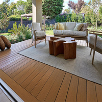 Planche de terrasse en WPC Vanjoin, durable toute saison, résistante à la décomposition, pour l'aménagement extérieur des balcons