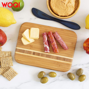 WOQI <span class=keywords><strong>planche</strong></span> de cuisine rectangulaire robuste <span class=keywords><strong>planche</strong></span> à découper en <span class=keywords><strong>bois</strong></span> fin robuste pour viande poulet poisson fromage légumes - Product Image 3