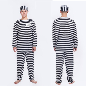 Chaude famille condamné tenue Halloween enfant criminel ensemble prison prisonnier Costume détenu Cosplay Costume - Product Image 5