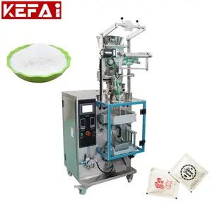 KEFAI Automatic Auger Sugar Filler 3/4 Side Sachet Sealing Powder Packing Machine 50g