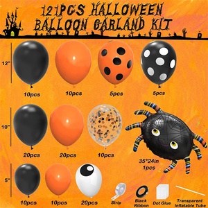 Set arco ghirlanda di <span class=keywords><strong>Halloween</strong></span>, coriandoli da 5,10,12 pollici, palloncino <span class=keywords><strong>a</strong></span> pois <span class=keywords><strong>a</strong></span> fascia forniture per decorazioni per palloncini per feste <span class=keywords><strong>a</strong></span> <span class=keywords><strong>tema</strong></span> <span class=keywords><strong>Halloween</strong></span> - Product Image 3