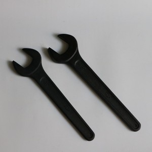 Heavy Duty Single End Open End Wrench 1 1/4 In Metric Hex Industrial Grade Tool Steel Blackened Surface - Product Image 3