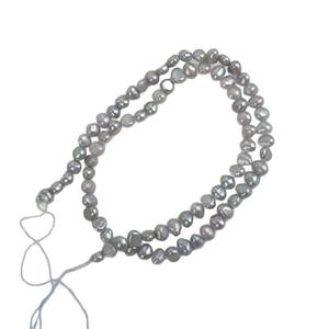 4-5mm Near Round White Freshwater Pearl <b>String</b> Loose Potatoes for DIY Jewelry <b>Bracelet</b> Necklace Wholesale Promotion - Product Image 5