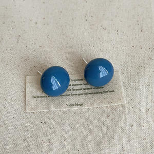 2025แฟชั่นอินเทรนด์ผู้หญิงเครื่องประดับลูกอมกลมลูกปัดต่างหูเรซิ่นสำหรับเด็กผู้หญิง - Product Image 2