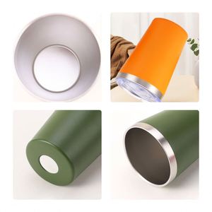 Gobelet isotherme en acier inoxydable avec logo personnalisé, 8 oz et 12 oz, vente en gros, pour café, lait, enfants, avec couvercle - Product Image 2