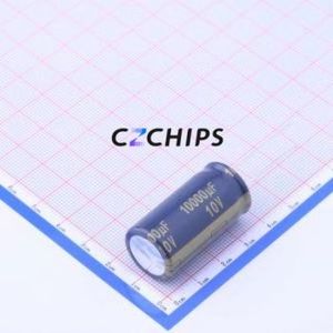 Condensador Electrolítico de Aluminio de Orificio Pasante EEUFC1A103, D18xL35.5mm, 10000uF, 20%, 10V, 3.68A-100kHz - Product Image 1