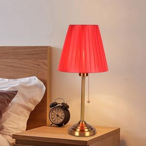 High-End Retro Style Table Lamp <b>with</b> <b>Pull</b> <b>Cord</b> Luxury Ambient <b>Light</b> for Bedroom or Hotel Stock Wedding Lamp - Product Image 5