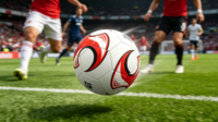 Ballon de football en cuir professionnel personnalisé de haute qualité, tailles 5, 4, 3, 2, 1