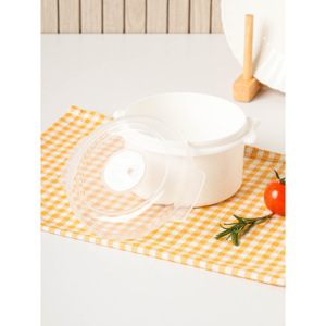 Contenitore rotondo a microonde da 560ml riscaldato per la conservazione degli alimenti domestici e cucina per la cucina per uso scolastico scatole di immagazzinaggio
