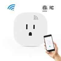 120V15A電気TuyaUsaウォールミニWifiスマートプラグ