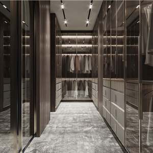 SANTOPOVA 2024 Armoires intégrées Meubles de chambre à coucher Armoires en MDF pour la conception de chambres à coucher Armoire à portes coulissantes - Product Image 6