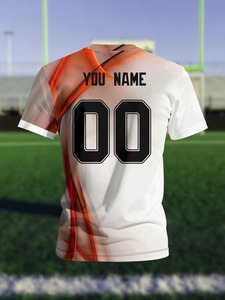 Camisetas de baloncesto y fútbol de manga corta, camisetas de entrenamiento, camisetas de manga corta, personalización de fábrica disponible.F10 - Product Image 4