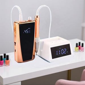 Modèle de batterie professionnel 45,000 tr/min avec établi de charge d'horloge, moteur sans balais, vernis à ongles et perceuse à ongles - Product Image 1