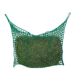 Rete per Fieno a Lenta Alimentazione in PP per Cavalli, 120x90cm, con Anelli per Appendere e Corda Centrale - Product Image 1