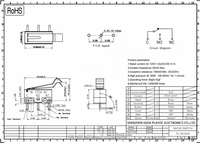 Mini Interruptor Micro SPDT de Plástico 1A 125VAC para Montaje en PCB con Palanca para Electrodomésticos, Sistemas de Seguridad, Juguetes (Palanca de Rodillo Simulada)