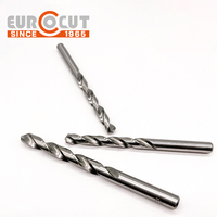 Mèche à queue droite EUROCUT de qualité industrielle M2 HSS DIN 338 pour le perçage professionnel de l'acier inoxydable