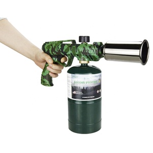 Torche au propane puissante pour le camping, torche à flamme réglable, allume-feu haute température, allumage en un clic, brûleur à herbe - Product Image 4