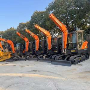 Miniexcavadora Doosan DX60E/DX60/DX55 2022 usada, modelo de motor y bomba de fácil operación probada e inspeccionada, stock en Shanghai - Product Image 6