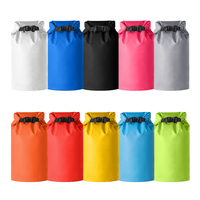 Sac étanche personnalisé en PVC de 2L, 3L, 10L, 20L, 30L, sac à dos de randonnée, sac de kayak, sac de plage, accessoires de sport, équipement de rangement