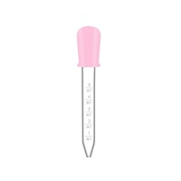 5ml Silicone Transparent Durable Enfants Sûr Liquide Pipette Compte-gouttes Bébé Drinkware Accessoire pour Nourrir L'eau Jus De Fruits ou De La Médecine