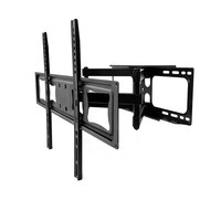 Support mural pivotant en acier pour téléviseur, VESA max 600x400mm, pour téléviseurs LCD de 37 à 80 pouces, capacité de charge 45 kg, inclinaison -2 à +10, pivotant