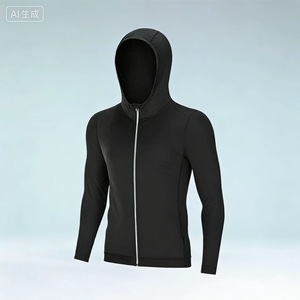 Fitness Suit for Men Gym Workout Bodysuit Long Sleeved Long <b>Pants</b> Quick Drying Clothes Basketball Training Suit - Product Image 2