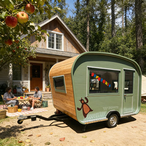 Premium Mobile Food Trailer Custom Food Cart BBQ Coffee Ice Cream Van for Business - Product Image 1